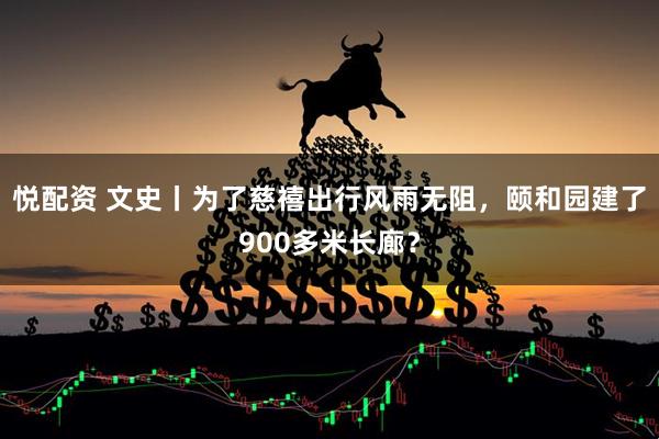 悦配资 文史丨为了慈禧出行风雨无阻，颐和园建了900多米长廊？
